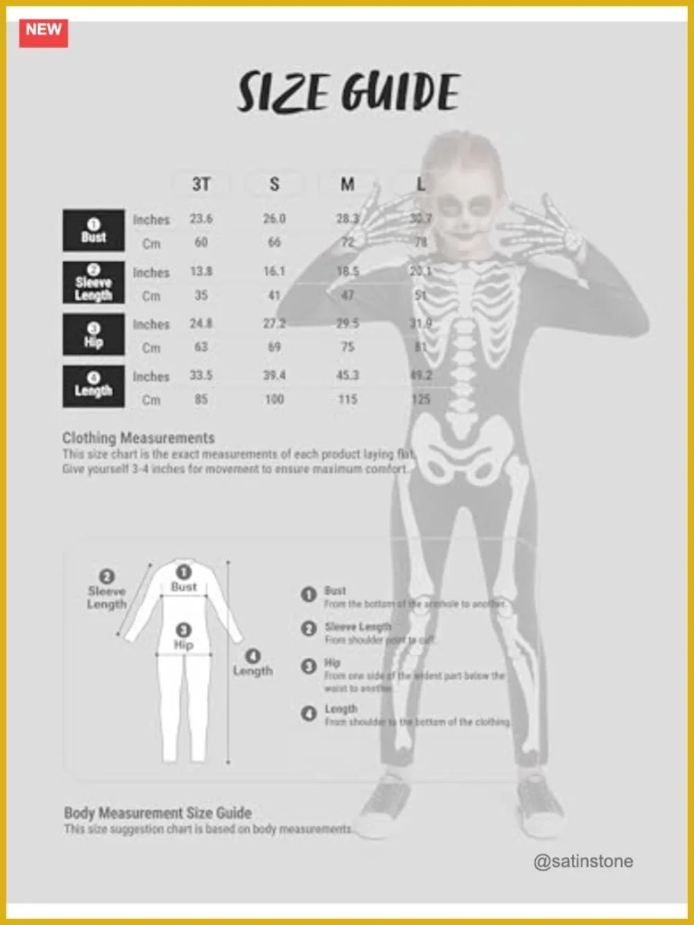 Glow in the Dark Skeleton Jumpsuit for Kids Halloween Costume with Gloves